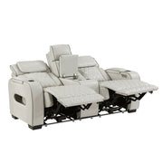 9516TPE*2PWH 2pc Set: Sofa, Love (Power) - 9516TPE*2PWH