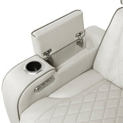 9516TPES*32LCN2RCNPWH (3)3-Piece Power Reclining Sectional with Consoles, Power Headrests, Storage Arms(Top and Side), Cup holders, Charging Ports, Wireless speakers and LED lighting - 9516TPES*32LCN2RCNPWH