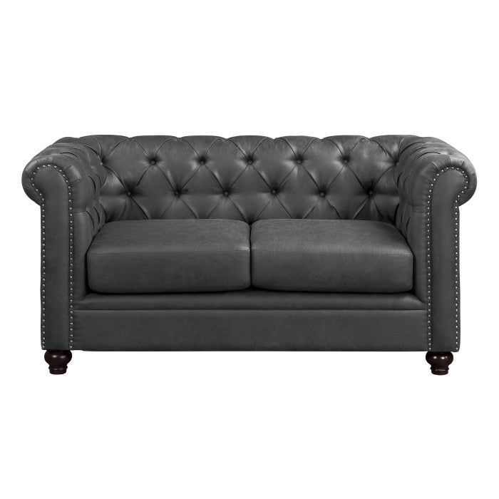 9517GRY-2 Love Seat - 9517GRY-2