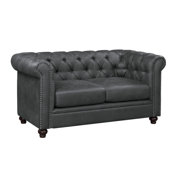 9517GRY-2 Love Seat - 9517GRY-2