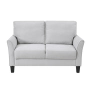 9519GRY*2 2pc Set: Sofa, Love - 9519GRY*2