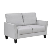 9519GRY*2 2pc Set: Sofa, Love - 9519GRY*2