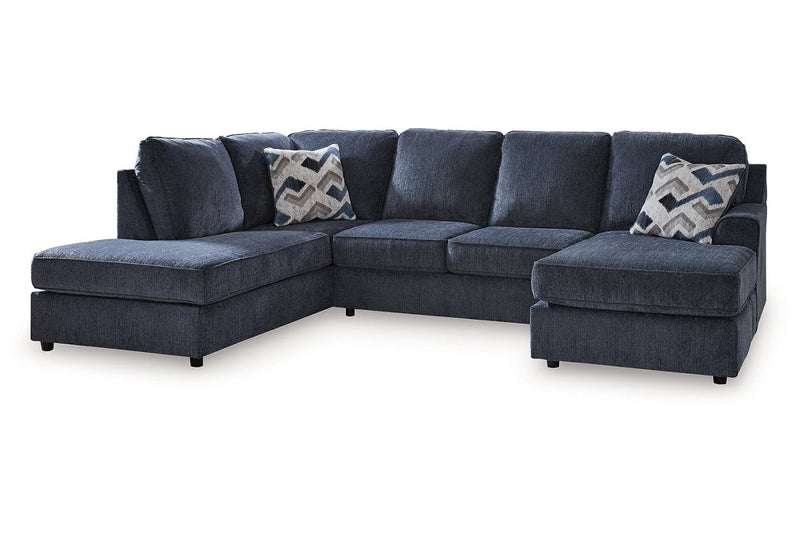 Albar Place Cobalt 2-Piece Sectional -  Ashley - DMV Furniture