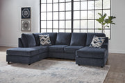 Albar Place Cobalt 2-Piece Sectional -  Ashley - DMV Furniture