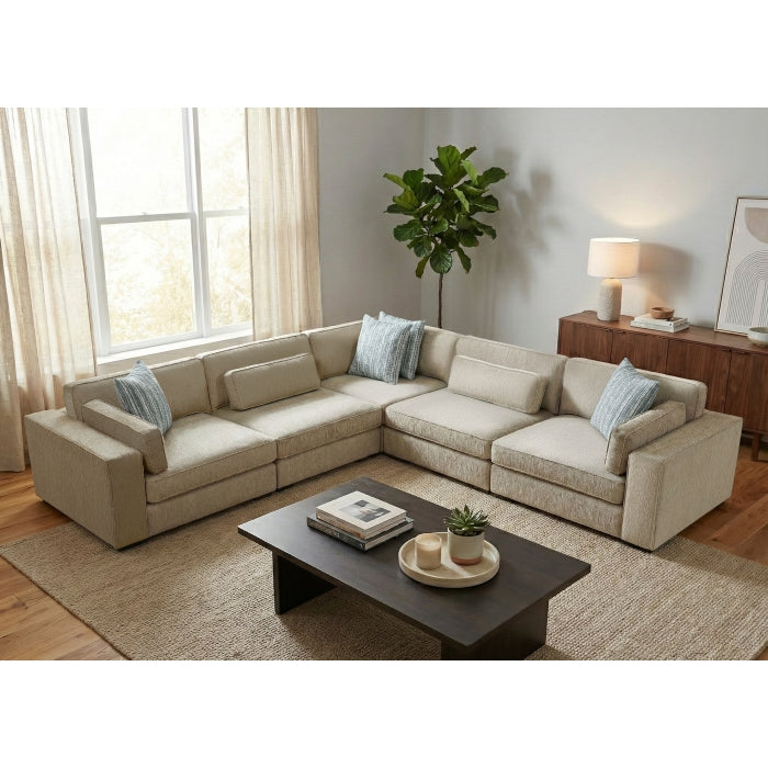 9535PT*51L1R (5)5-Piece Sectional - 9535PT*51L1R