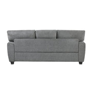 9538DGY*2 2pc Set: Sofa, Love - 9538DGY*2