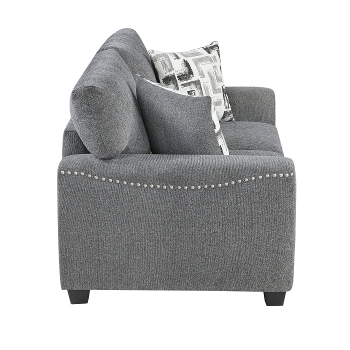 9538DGY-2 Love Seat - 9538DGY-2