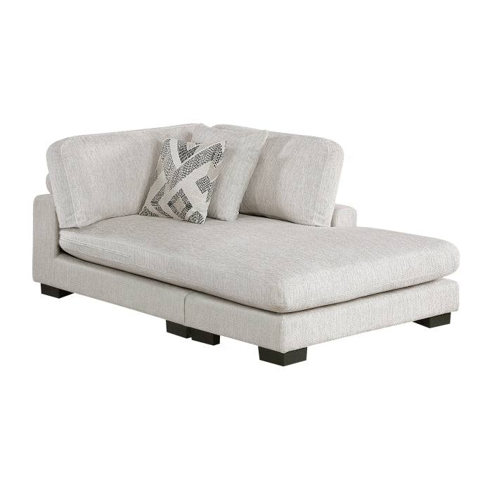 9555BEG*3CRACVC (3)3-Piece Modular Sectional with Chaise - 9555BEG*3CRACVC