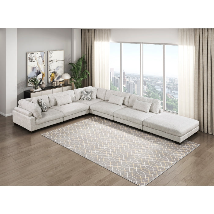 9555BEG-4 Ottoman - 9555BEG-4