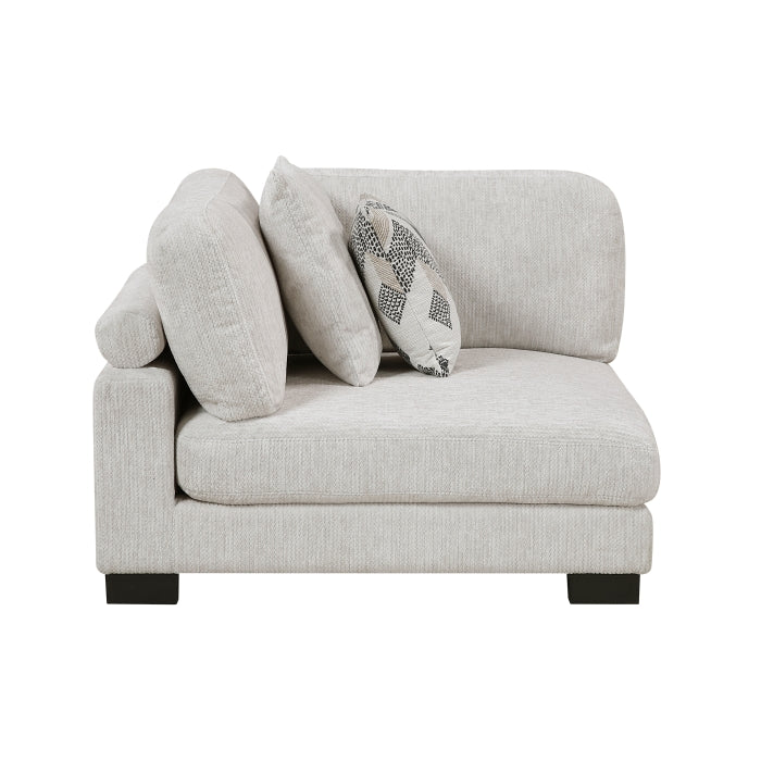 9555BEG*42CRACOT (4)4-Piece Modular Sectional with Ottoman - 9555BEG*42CRACOT