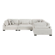 9555BEG*43CRAC (4)4-Piece Modular Sectional - 9555BEG*43CRAC