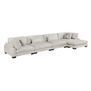 9555BEG*4CR2ACVC (4)4-Piece Modular Sectional with Chaise - 9555BEG*4CR2ACVC