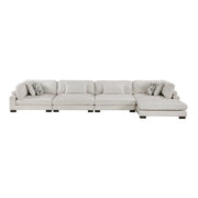 9555BEG*4CR2ACVC (4)4-Piece Modular Sectional with Chaise - 9555BEG*4CR2ACVC