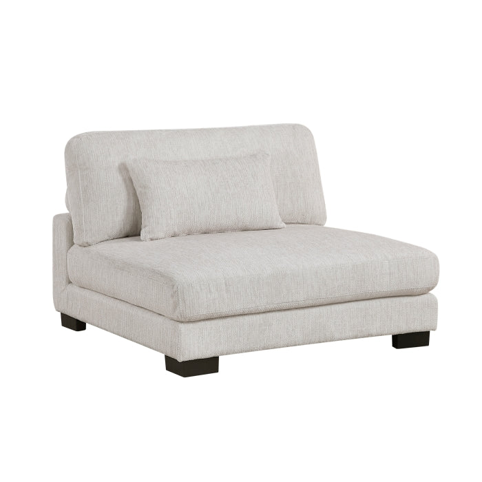 9555BEG*52CR2ACOT (5)5-Piece Modular Sectional with Ottoman - 9555BEG*52CR2ACOT