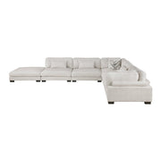 9555BEG*62CR3ACOT (6)6-Piece Modular Sectional with Ottoman - 9555BEG*62CR3ACOT
