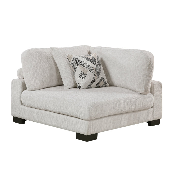 9555BEG*72CR3ACVCOT (7)7-Piece Modular Sectional with Ottoman - 9555BEG*72CR3ACVCOT