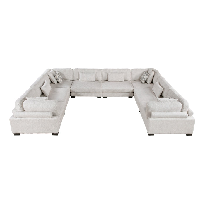 9555BEG*84CR4AC (8)8-Piece Modular Sectional - 9555BEG*84CR4AC