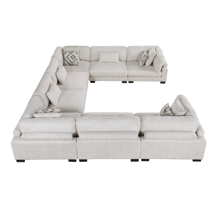 9555BEG*84CR4AC (8)8-Piece Modular Sectional - 9555BEG*84CR4AC
