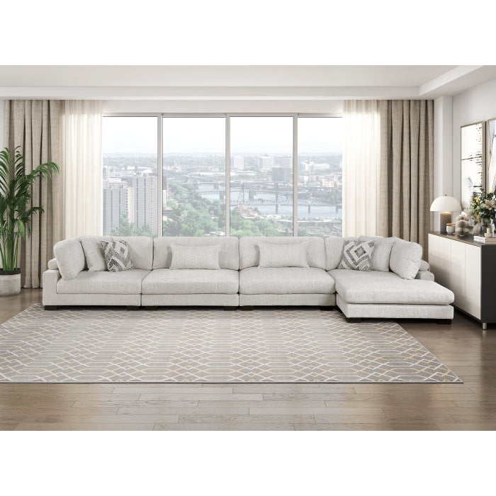 9555BEG-VC Reversible Chaise - 9555BEG-VC