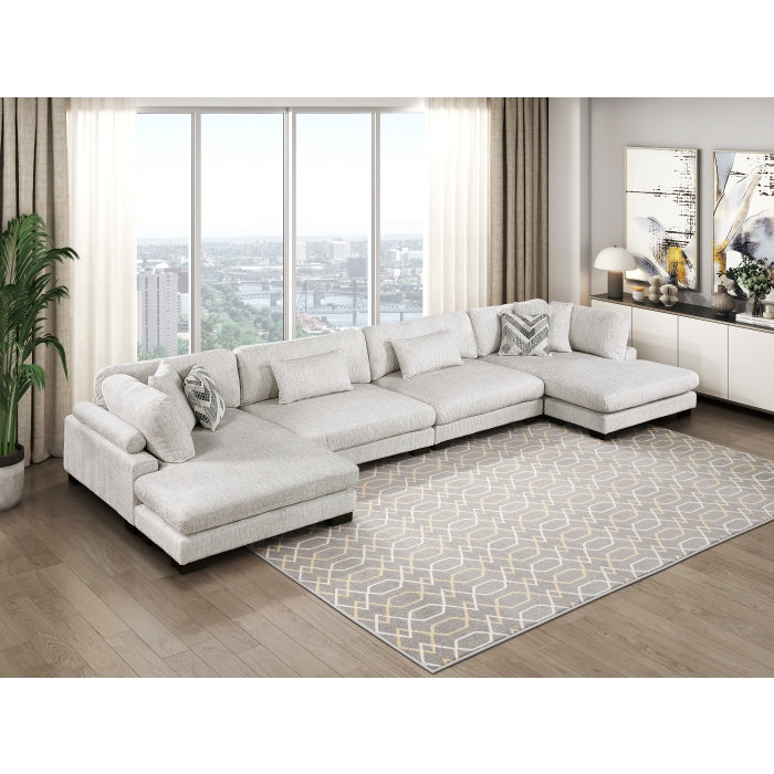 9555BEG-VC Reversible Chaise - 9555BEG-VC