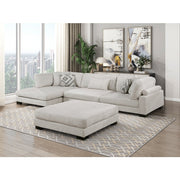 9555BEG-VC Reversible Chaise - 9555BEG-VC