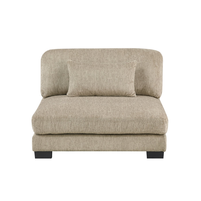 9555BRW*42CR2AC (4)4-Piece Modular Sectional - 9555BRW*42CR2AC