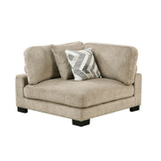 9555BRW*43CRAC (4)4-Piece Modular Sectional - 9555BRW*43CRAC