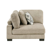 9555BRW*43CRAC (4)4-Piece Modular Sectional - 9555BRW*43CRAC