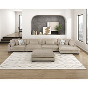 9555BRW*5CR2ACVCOT (5)5-Piece Modular Sectional with Chaise and Ottoman - 9555BRW*5CR2ACVCOT