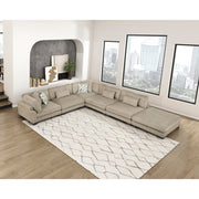 9555BRW*62CR3ACOT (6)6-Piece Modular Sectional with Ottoman - 9555BRW*62CR3ACOT