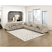9555BRW-AC Armless Chair - 9555BRW-AC
