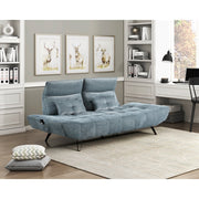 9556BUE-3PW Sofa with Power Adjustable Seat Depth and Manual Adjustable Headrests - 9556BUE-3PW