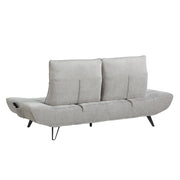 9556LGY-3PW Sofa with Power Adjustable Seat Depth and Manual Adjustable Headrests - 9556LGY-3PW