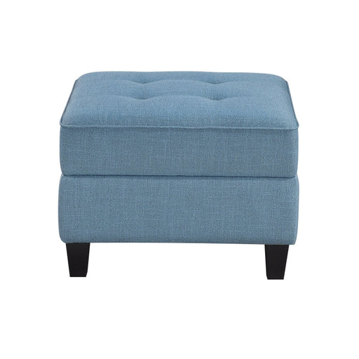 9557BUE-4 Ottoman with Storage - 9557BUE-4