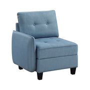 9557BUE*4SC (4)4-Piece Sectional with Storage - 9557BUE*4SC