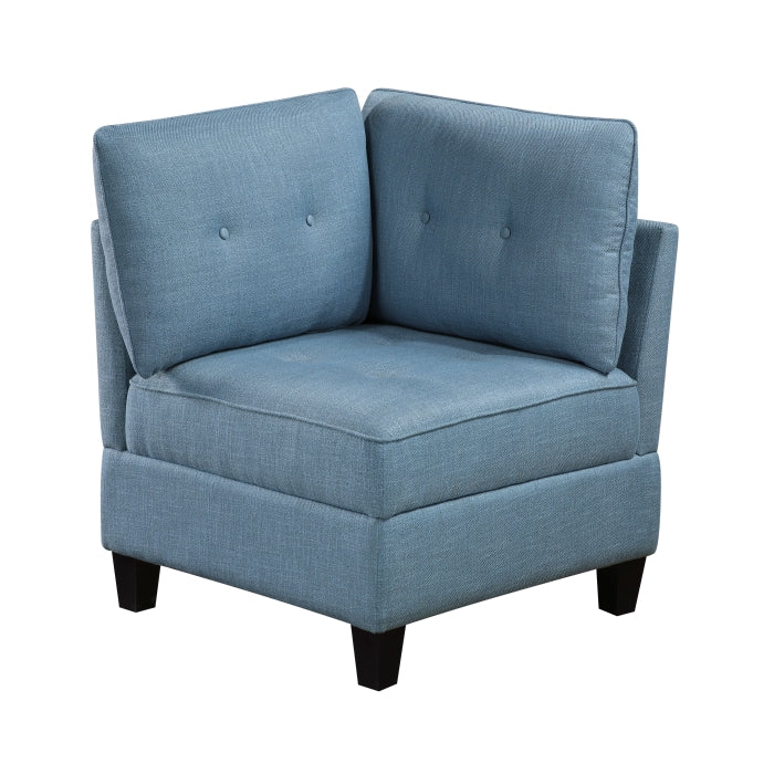 9557BUE*5SC (5)5-Piece Sectional with Storage - 9557BUE*5SC