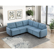 9557BUE*5SC (5)5-Piece Sectional with Storage - 9557BUE*5SC