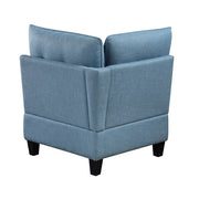 9557BUE*7SCOT (7)7-Piece Sectional with Storage and Ottoman - 9557BUE*7SCOT