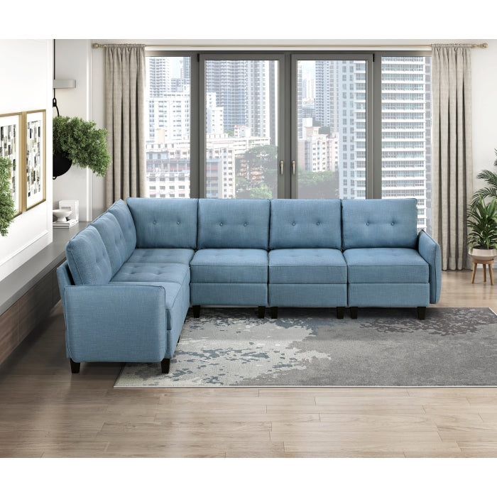 9557BUE-CR Corner Seat with Storage - 9557BUE-CR