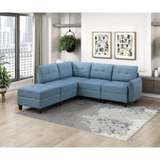 9557BUE-CR Corner Seat with Storage - 9557BUE-CR