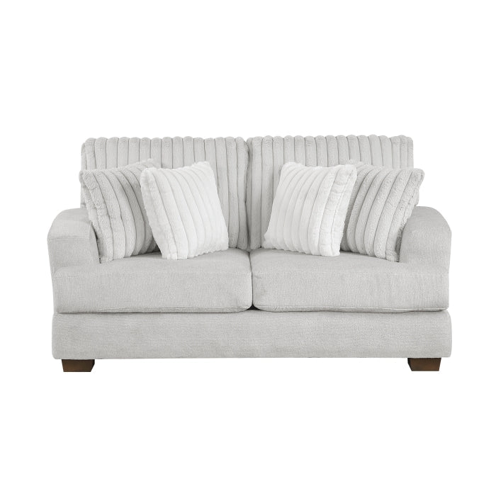 9558LG*2 2pc Set: Sofa, Love - 9558LG*2