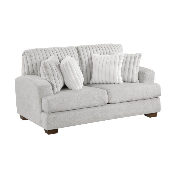 9558LG*2 2pc Set: Sofa, Love - 9558LG*2