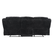 9577BK*2 2pc Set: Sofa, Love - 9577BK*2
