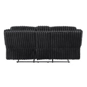 9577BK*2 2pc Set: Sofa, Love - 9577BK*2