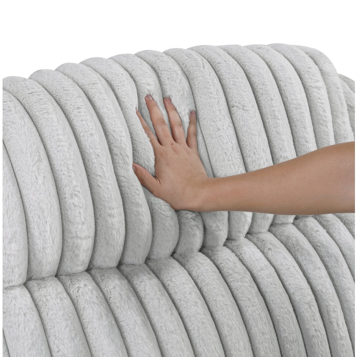 9577GY-3 Double Reclining Sofa - 9577GY-3