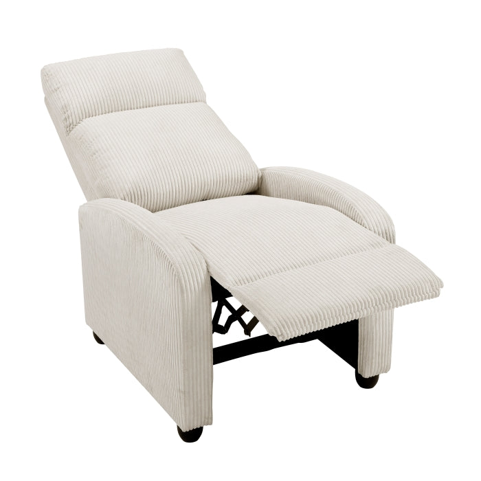 9588BEG-1PB Push Back Reclining Chair - 9588BEG-1PB