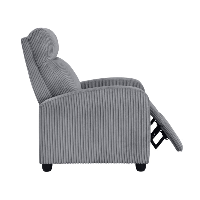 9588DGY-1PB Push Back Reclining Chair - 9588DGY-1PB