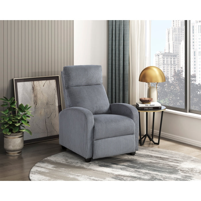 9588DGY-1PB Push Back Reclining Chair - 9588DGY-1PB