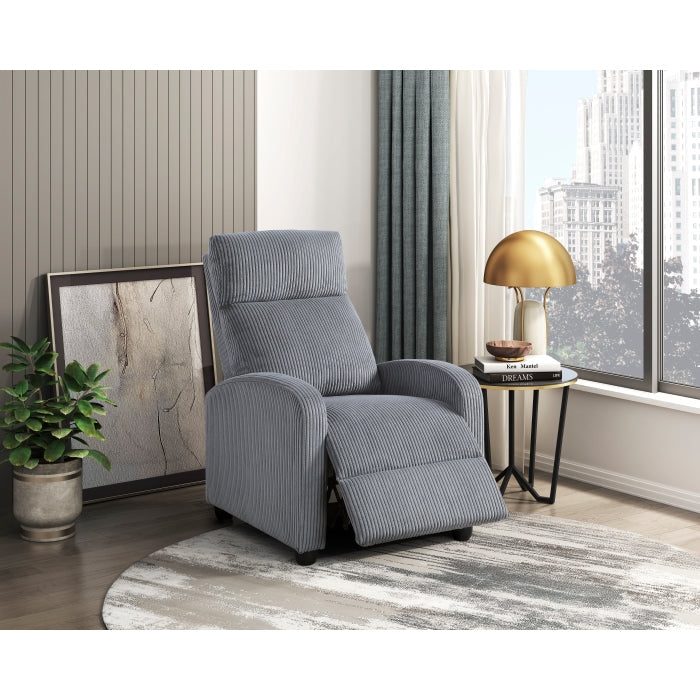 9588DGY-1PB Push Back Reclining Chair - 9588DGY-1PB