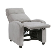 9588GRY-1PB Push Back Reclining Chair - 9588GRY-1PB
